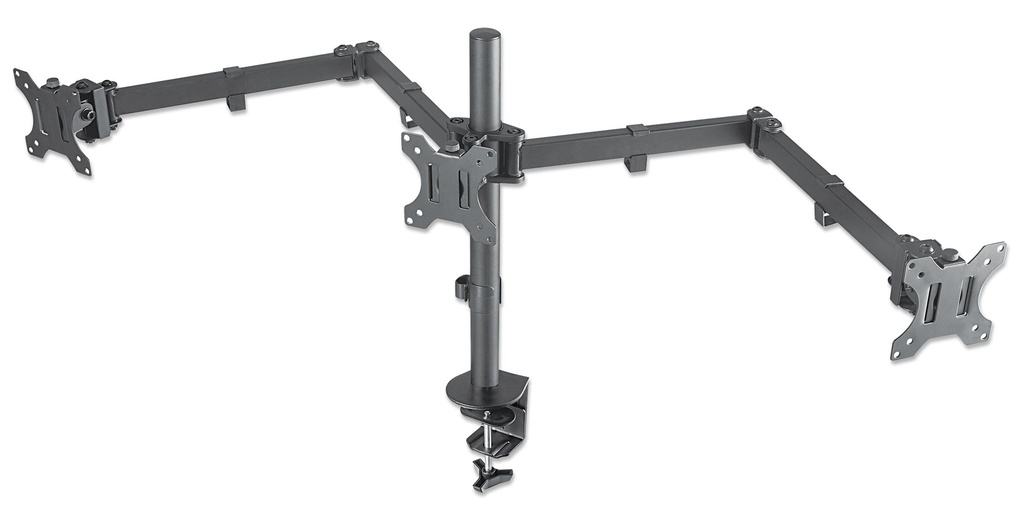LCD Monitor Mount with Center Mount and Double-Link Swing Arms