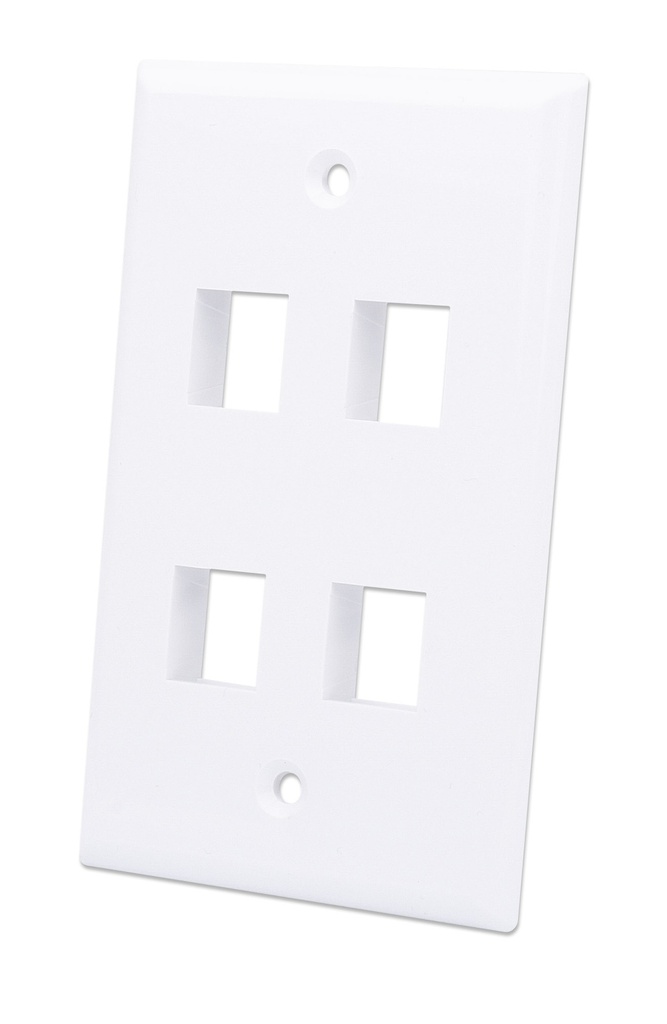4-Outlet Keystone Wall Plate