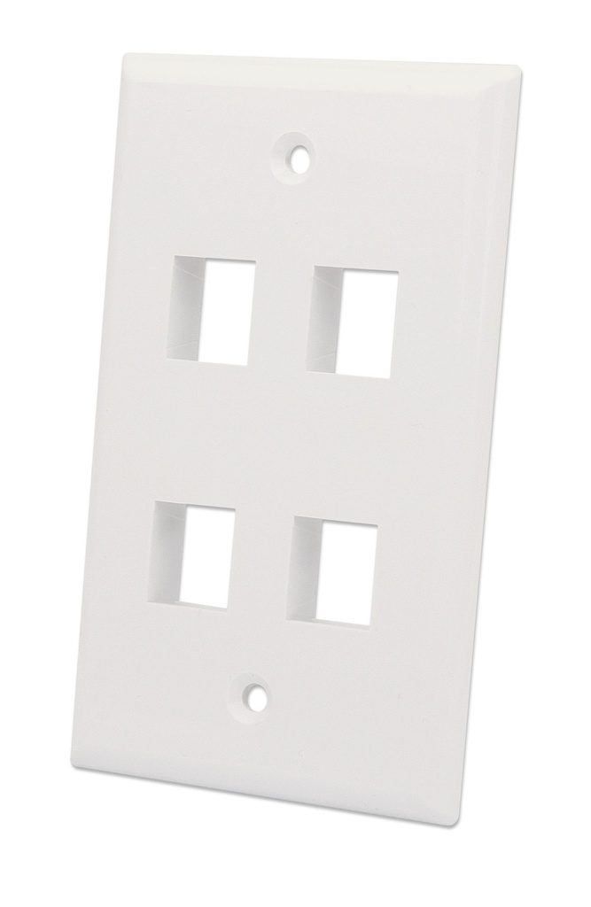 4-Outlet Keystone Wall Plate