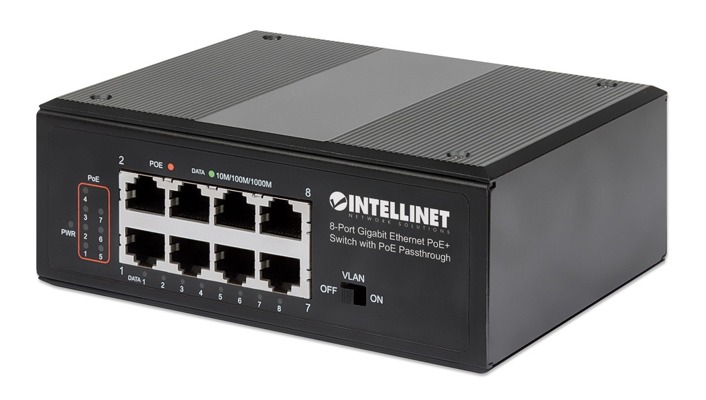 8-Port PoE+ Switch 2 x SFP 240W